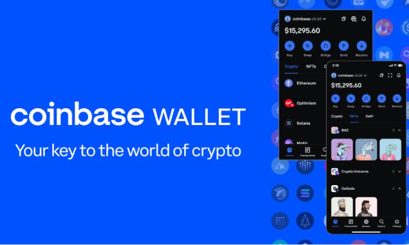 CoinBase Wallet mobile app features