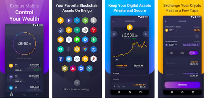 Simple Mobile Crypto Wallet